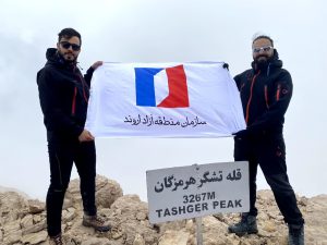 صعود کوهنورد اروندی به قله «تشگر»