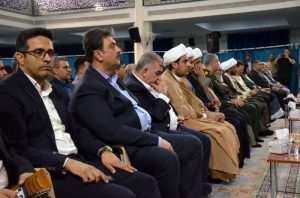 مراسم بزرگداشت شهید محمدعلی جهان‌آرا و اولین سالگرد شهید مقاومت سیدحسن نصرالله در خرمشهر برگزار شد
